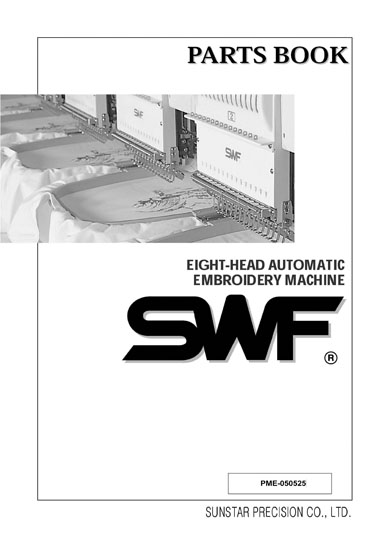 Swf embroidery machine repair manuals