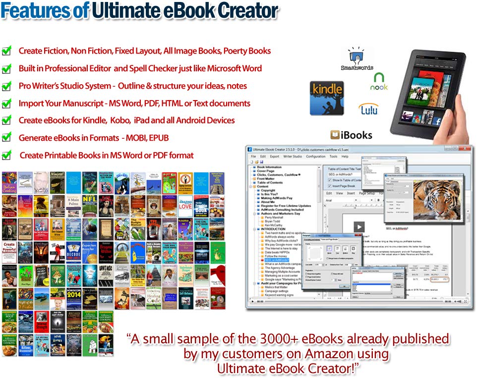 Ebook creator software for kindle download